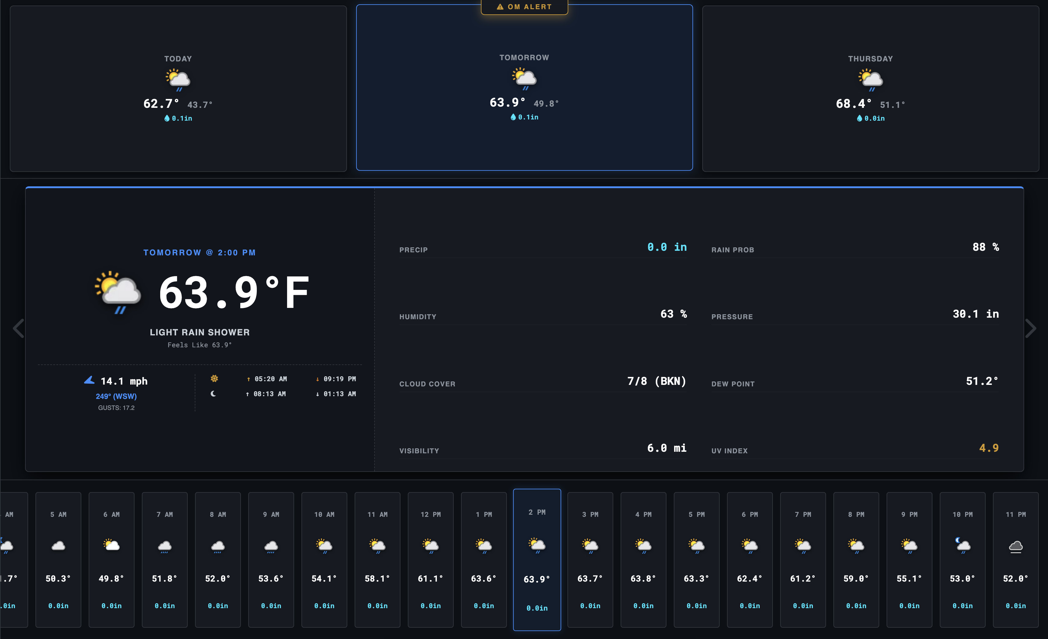 Metric or imperial weather forecast °C / °F Screenshot%202026-05-20%20at%2000.04.51